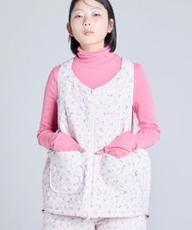 littlesunnybite/リトルサニーバイト/floral quilteing vest