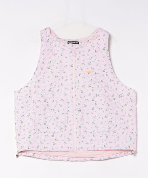 Little sunny bite(リトルサニーバイト)の「littlesunnybite/リトルサニーバイト/floral quilteing vest(その他アウター・レディース・ホワイト/ピンク/ブラック・M/S)」の8枚目の写真