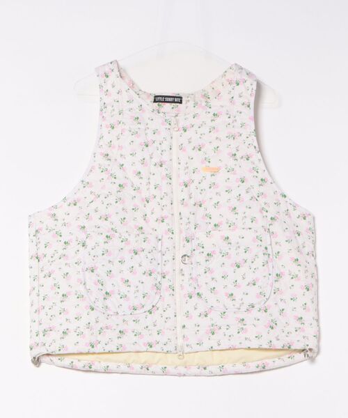 Little sunny bite(リトルサニーバイト)の「littlesunnybite/リトルサニーバイト/floral quilteing vest(その他アウター・レディース・ホワイト/ピンク/ブラック・M/S)」の10枚目の写真
