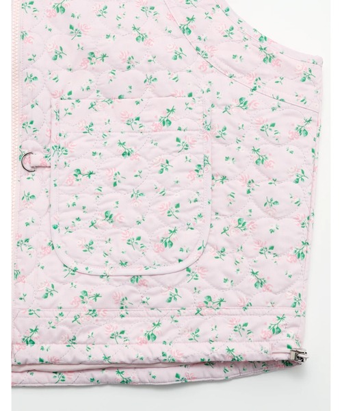Little sunny bite(リトルサニーバイト)の「littlesunnybite/リトルサニーバイト/floral quilteing vest(その他アウター・レディース・ホワイト/ピンク/ブラック・M/S)」の15枚目の写真