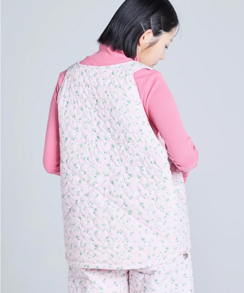 Little sunny bite(リトルサニーバイト)の「littlesunnybite/リトルサニーバイト/floral quilteing vest(その他アウター・レディース・ホワイト/ピンク/ブラック・M/S)」の20枚目の写真
