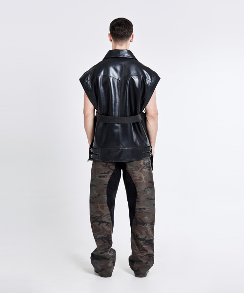 51%(フィフティーワンパーセント)の「Lining cargo pants - camo black(デニムパンツ・メンズ・その他・L/M)」の12枚目の写真