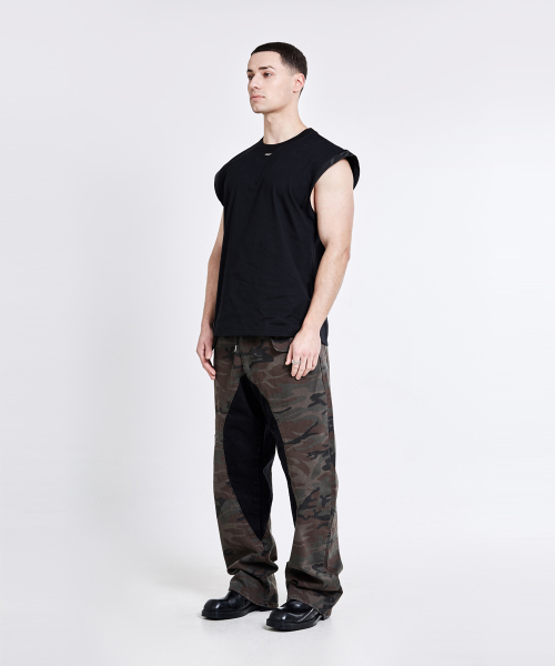51%(フィフティーワンパーセント)の「Lining cargo pants - camo black(デニムパンツ・メンズ・その他・L/M)」の16枚目の写真