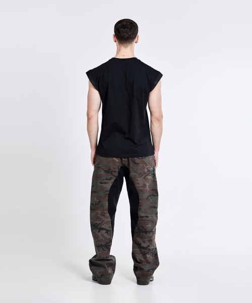 51%(フィフティーワンパーセント)の「Lining cargo pants - camo black(デニムパンツ・メンズ・その他・L/M)」の17枚目の写真