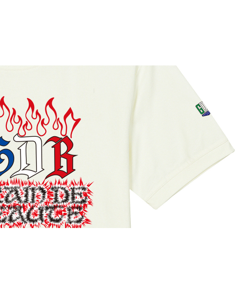 GRAIN DE BEAUTE（グランデボーテ）の「ORIGINAL 1992 T-SHIRT 02 [BEIGE]（Tシャツ/カットソー・レディース・ベージュ・S/M/L/XL）」の5枚目の写真