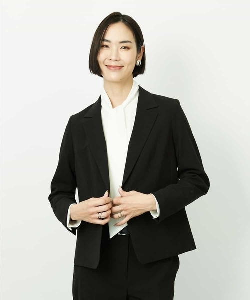 MICHEL KLEIN（ミッシェル・クラン）の「ボウタイブラウス（シャツ/ブラウス・レディース・アイボリー/ブラック・38）」の13枚目の写真