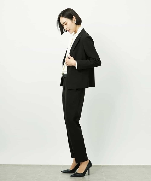 MICHEL KLEIN（ミッシェル・クラン）の「ボウタイブラウス（シャツ/ブラウス・レディース・アイボリー/ブラック・38）」の17枚目の写真