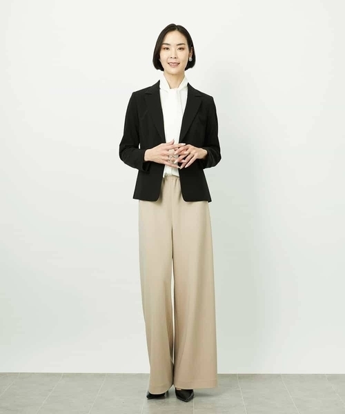 MICHEL KLEIN（ミッシェル・クラン）の「ボウタイブラウス（シャツ/ブラウス・レディース・アイボリー/ブラック・38）」の18枚目の写真