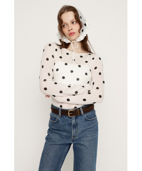 SLY（スライ）の「MICHIXSLY BELT ミチスライベルト（ベルト・レディース・ブラウン/ベージュ・FREE）」の10枚目の写真