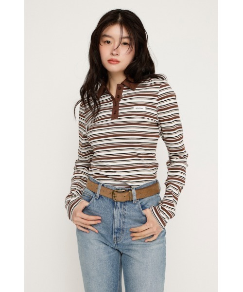 SLY（スライ）の「MICHIXSLY BELT ミチスライベルト（ベルト・レディース・ブラウン/ベージュ・FREE）」の17枚目の写真