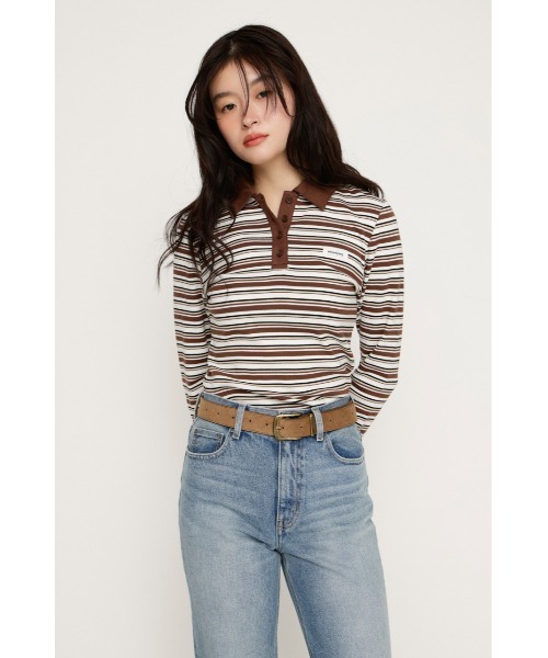 SLY（スライ）の「MICHIXSLY BELT ミチスライベルト（ベルト・レディース・ブラウン/ベージュ・FREE）」の18枚目の写真