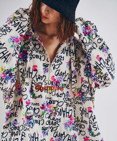 RNA（アールエヌエー）の「J2182 カオスラブフラワージャケット（ブルゾン・レディース・ホワイト/ブラック・MEDIUM）」の18枚目の写真