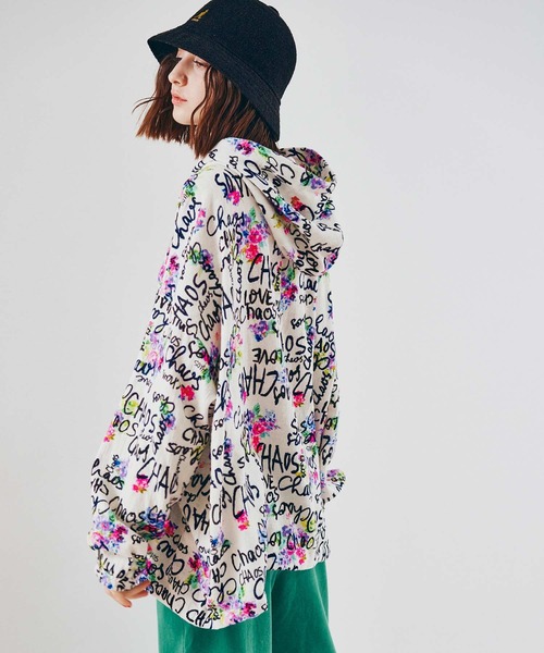 RNA（アールエヌエー）の「J2182 カオスラブフラワージャケット（ブルゾン・レディース・ホワイト/ブラック・MEDIUM）」の19枚目の写真