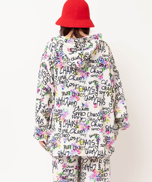 RNA（アールエヌエー）の「J2182 カオスラブフラワージャケット（ブルゾン・レディース・ホワイト/ブラック・MEDIUM）」の4枚目の写真