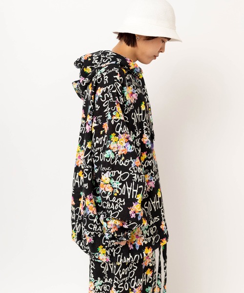 RNA（アールエヌエー）の「J2182 カオスラブフラワージャケット（ブルゾン・レディース・ホワイト/ブラック・MEDIUM）」の7枚目の写真