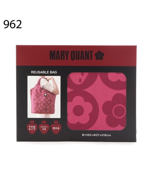 one'sterrace(ワンズテラス)の「MARY QUANT エコバッグ イチゴ 箱入り(エコバッグ/サブバッグ・レディース・レッド系9/ブラック系8・99)」の13枚目の写真