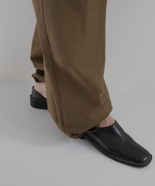 hellam（へラム）の「2WAY腰巻きツイルパンツ（その他パンツ・レディース・ブラック/アイボリー/ブラウン/ベージュ・FREE）」の17枚目の写真