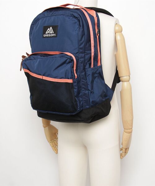 GREGORY(グレゴリー)の「キャンパスデイL CAMPUS DAY L ディープネイビーXピンク(バックパック/リュック・メンズ・ネイビー系・ONE SIZE)」の2枚目の写真