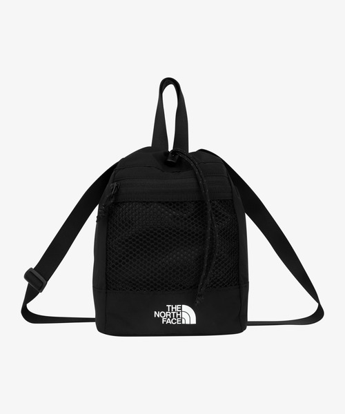 THE NORTH FACE(ザノースフェイス)の「【韓国限定・日本未入荷】THE NORTH FACE LINDEN MESH BUCKET BAG MINI / ノースフェイス リンデンメッシュ バケットバッグ ミニ 2WAY(ショルダーバッグ・メンズ・ブラック/クリーム・FREE)」の3枚目の写真