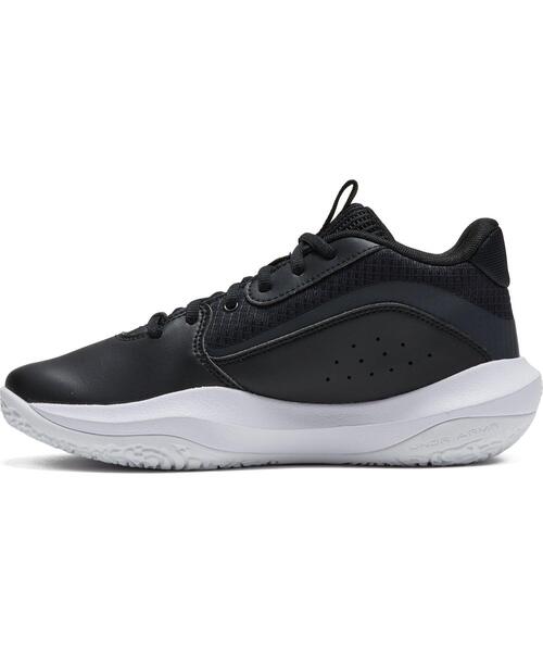 UNDER ARMOUR(アンダーアーマー)の「UAロックダウン7 AP(バスケットボール/KIDS)(スニーカー・キッズ・ブラック・24.5cm/23.0cm/24.0cm/23.5cm/22.5cm)」の2枚目の写真