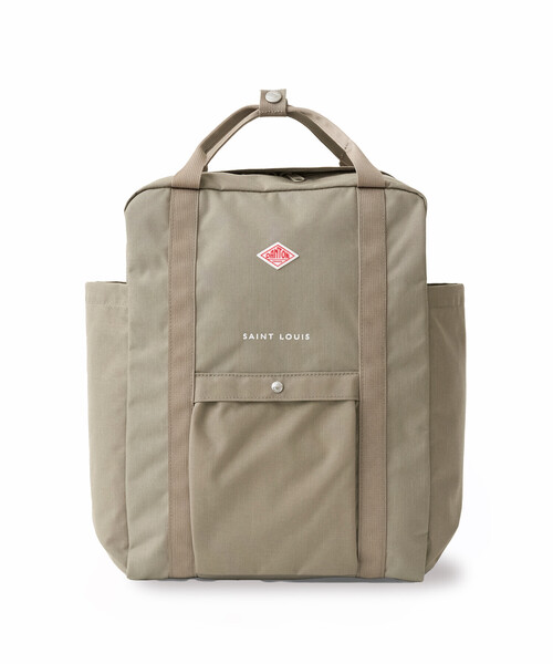 DANTON（ダントン）の「Cordura Canvas Square Rucksack〈SAINT LOUIS〉（バックパック/リュック・レディース・ブラック/グレイッシュベージュ/ブルー系その他5/オフホワイト/ダークグレー/オレンジ・-）」の5枚目の写真