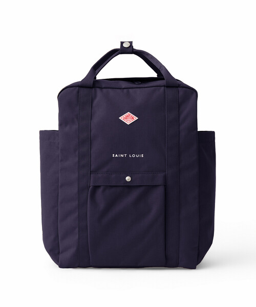 DANTON（ダントン）の「Cordura Canvas Square Rucksack〈SAINT LOUIS〉（バックパック/リュック・レディース・ブラック/グレイッシュベージュ/ブルー系その他5/オフホワイト/ダークグレー/オレンジ・-）」の19枚目の写真