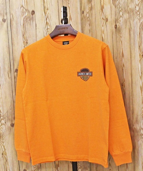 AVIREX(アヴィレックス)の「EAGLE L/S T-SHIRT(Tシャツ/カットソー・メンズ・ホワイト/オレンジ/チャコールグレー・XXL/XL/L/M)」の12枚目の写真