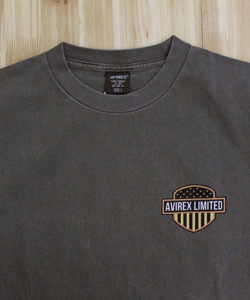 AVIREX(アヴィレックス)の「EAGLE L/S T-SHIRT(Tシャツ/カットソー・メンズ・ホワイト/オレンジ/チャコールグレー・XXL/XL/L/M)」の16枚目の写真