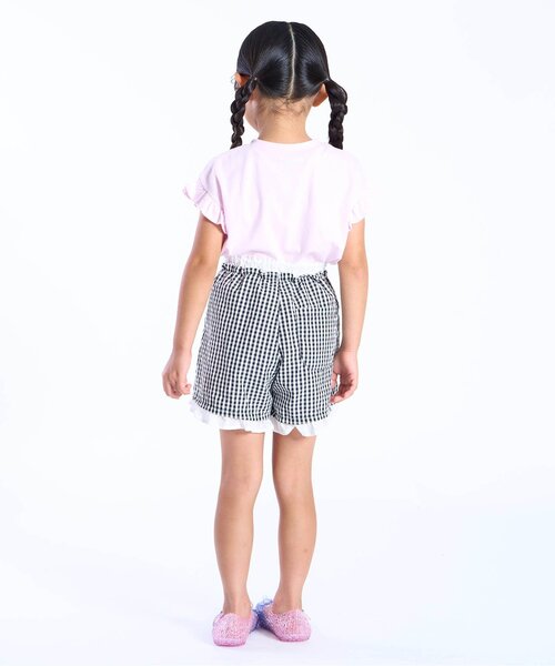 Seraph（セラフ）の「インして可愛い！フリルドッキングショートパンツ_ジュニア対応（その他パンツ・キッズ・ブルー/その他3/チェック・110/100/90/80/140/130/120）」の8枚目の写真