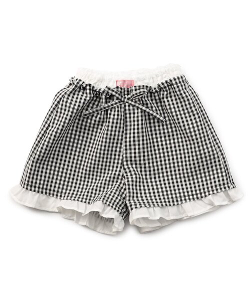 Seraph（セラフ）の「インして可愛い！フリルドッキングショートパンツ_ジュニア対応（その他パンツ・キッズ・ブルー/その他3/チェック・110/100/90/80/140/130/120）」の5枚目の写真