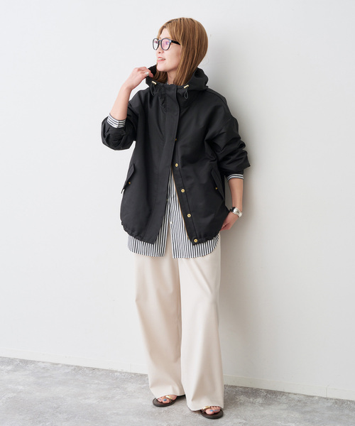 Spick & Span（スピックアンドスパン）の「《新色有り / 追加》撥水マウンテンパーカー（マウンテンパーカー・レディース・ブラウン/ブラック・36/38）」の21枚目の写真