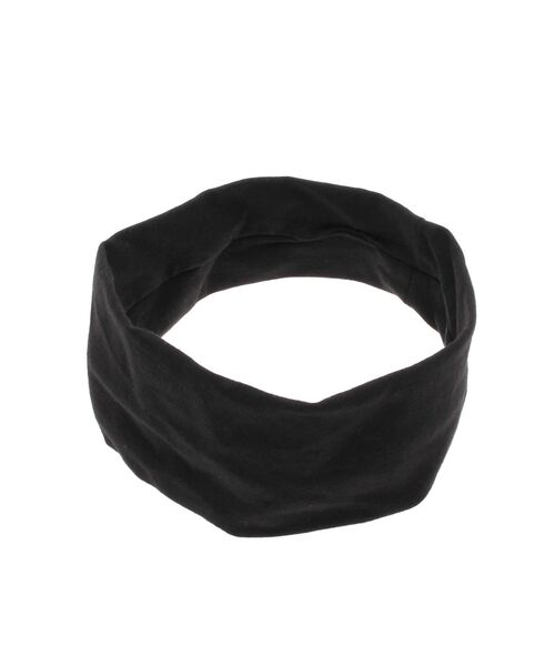 Ungrid（アングリッド）の「ベーシックワイドヘアバンド（ヘアバンド・レディース・ブラック/アイボリー・FREE）」の6枚目の写真