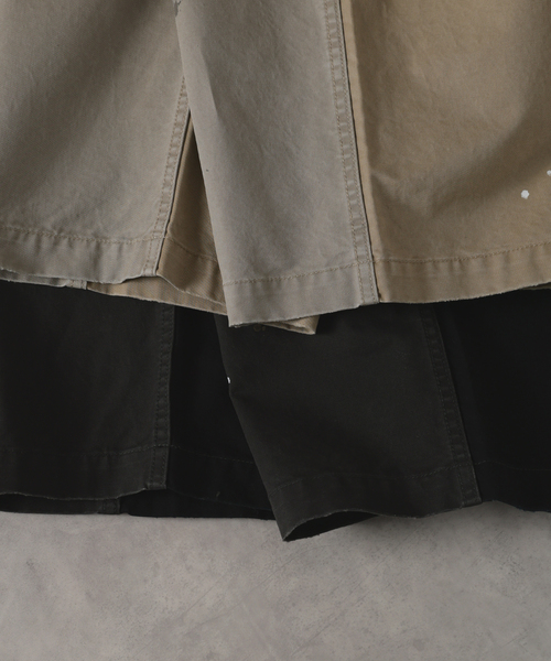 JOURNAL STANDARD J.S HOMESTEAD（ジャーナルスタンダードホームステッド）の「J.S.Homestead / スプラッシュ ペイント ビッグ チノ パンツ（チノパンツ・メンズ・ブラック/ベージュ・LARGE/MEDIUM）」の15枚目の写真