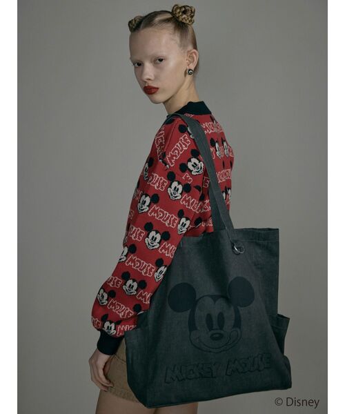 Disney（ディズニー）の「【ミッキーマウス】ジャガードニット（ニット/セーター・レディース・グレー/レッド・FREE）」の8枚目の写真