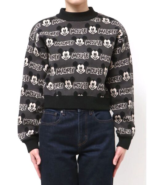 Disney（ディズニー）の「【ミッキーマウス】ジャガードニット（ニット/セーター・レディース・グレー/レッド・FREE）」の14枚目の写真