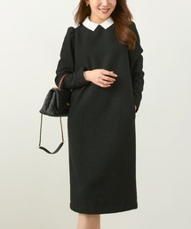 Liala×PG（リアラバイピージー）の「オケージョン 配色 襟 ワンピース Liala×PG（ワンピース）」