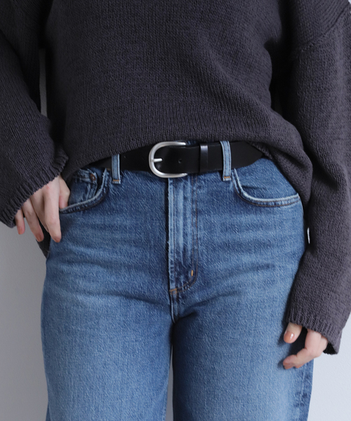 LEFIJE（レフィエ）の「【LEFIJE/レフィエ】カウベルト（ベルト・レディース・ブラック/ブラウン・80）」の8枚目の写真