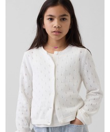 GAP カーディガン　ニット　ホワイト 白が可愛い】ポケットニットカーディガン | Gap公式オンラインストア