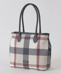 クレストブリッジチェックPVCトート