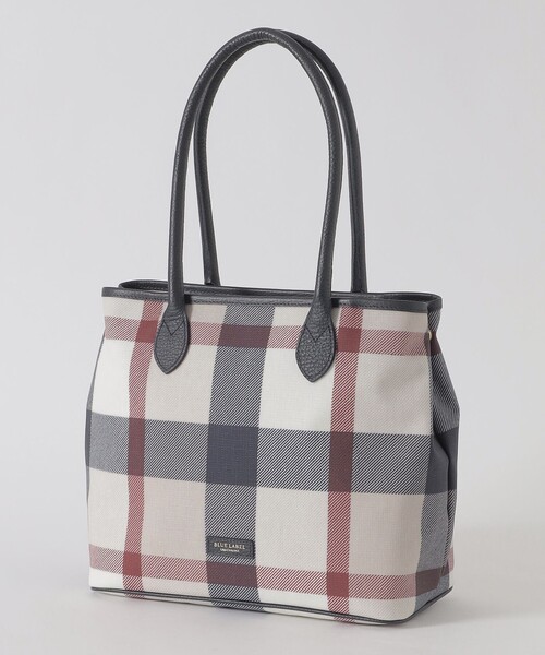 クレストブリッジチェックPVCトート（トートバッグ）｜BLUE LABEL