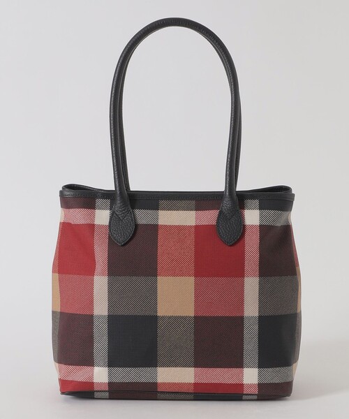 BLUE LABEL CRESTBRIDGE(ブルーレーベルクレストブリッジ)の「クレストブリッジチェックPVCトート(トートバッグ・レディース・レッド/ベージュ系その他・FREE)」の5枚目の写真