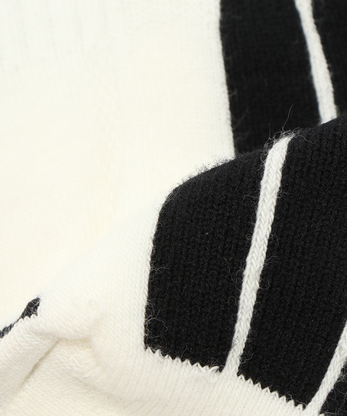 ARIES(アリーズ)の「【ARIES / アリーズ】 Column Sock(ソックス/靴下・レディース・ホワイト/ブラック・MEDIUM/SMALL)」の5枚目の写真