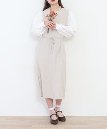 RME.（アールエムイー）の「パフスリーブドッキングワンピース（ワンピース）」