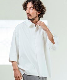 Magine | ms6419- Drapey Chambray Relax Fit Seven Sleeve Shirt シャンブレーシャツ(MGN-261-022)(シャツ/ブラウス)