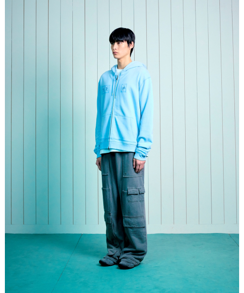 THECOLDESTMOMENT（ザコールデストモーメント）の「TCM tornado hooded zip-up (sky blue)（パーカー・レディース・その他・SMALL/MEDIUM/LARGE）」の7枚目の写真