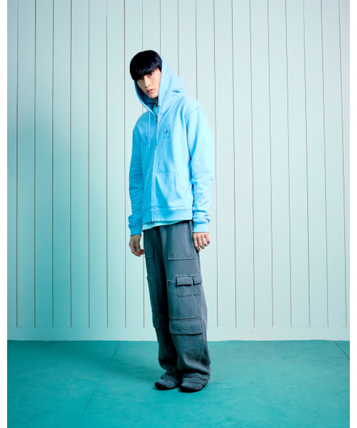 THECOLDESTMOMENT（ザコールデストモーメント）の「TCM tornado hooded zip-up (sky blue)（パーカー・レディース・その他・SMALL/MEDIUM/LARGE）」の11枚目の写真