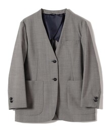 SHIPS｜シップスのノーカラージャケット（グレー/灰色系）通販 - ZOZOTOWN