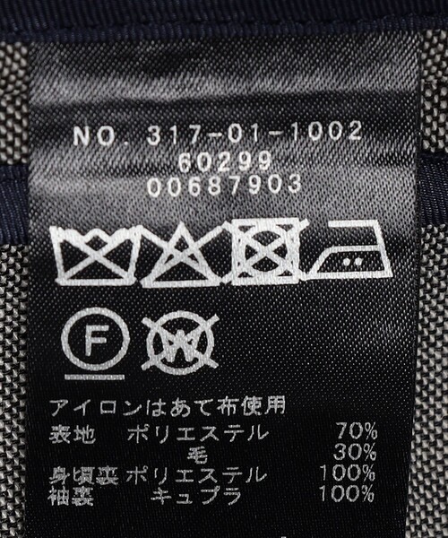 SHIPS(シップス)の「SHIPS Primary Navy Label:カラー レス ジャケット(グレー)(ノーカラージャケット・レディース・グレー・36/38)」の9枚目の写真