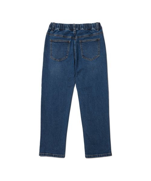 MUSINSA STANDARD KIDS（ムシンサスタンダードキッズ）の「テーパードバンディングデニムパンツ [ミディアムインディゴ]（デニムパンツ・レディース・その他・140/130/120/150/100/110）」の3枚目の写真