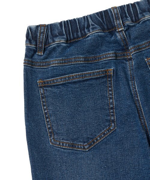 MUSINSA STANDARD KIDS（ムシンサスタンダードキッズ）の「テーパードバンディングデニムパンツ [ミディアムインディゴ]（デニムパンツ・レディース・その他・140/130/120/150/100/110）」の6枚目の写真